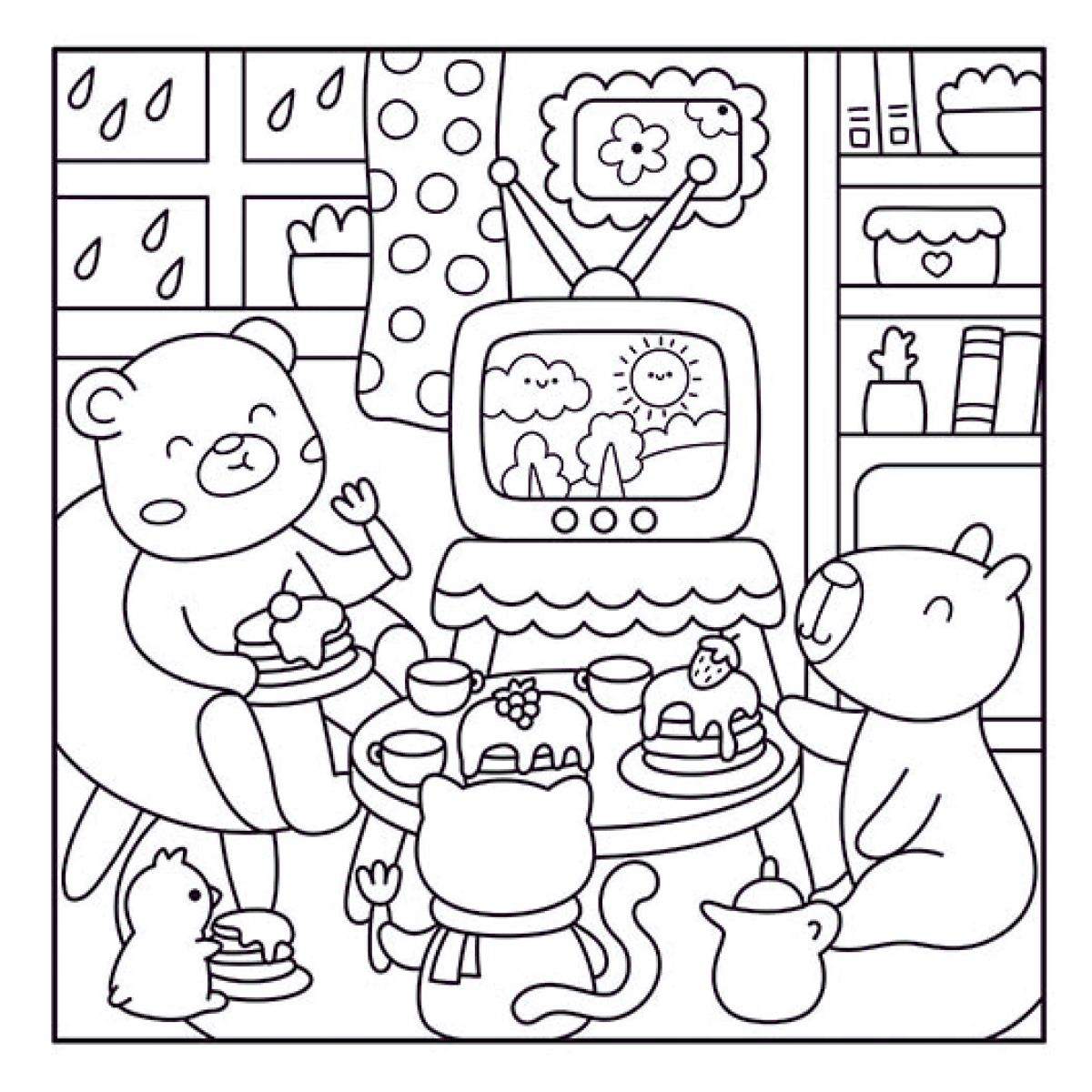 Livro Cute Buddies Comfy & Cozy Books Bobbie Goods - Para Colorir / Relaxar / Atividades - Ciranda Cultural Livro Cute Buddies Comfy & Cozy Books Bobbie Goods - Para Colorir / Relaxar / Atividades - Ciranda Cultural